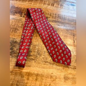 Brittany Bay Red Paisley Tie